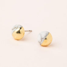 Load image into Gallery viewer, Dipped Stone Stud Earrings