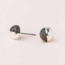 Load image into Gallery viewer, Dipped Stone Stud Earrings