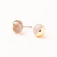 Load image into Gallery viewer, Dipped Stone Stud Earrings