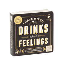 Load image into Gallery viewer, I Have Mixed Drinks About Feelings Coaster Book