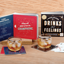 Load image into Gallery viewer, I Have Mixed Drinks About Feelings Coaster Book