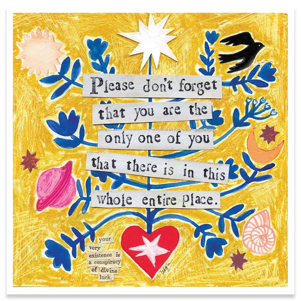 WHOLE ENTIRE PLACE SUPPORT GREETING CARD 5.5 x 5.5