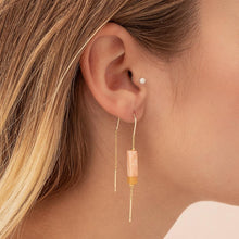 Load image into Gallery viewer, Rectangle Stone Earrings
