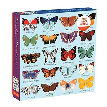 Family Butterflies North America 500 Piece Puzzle