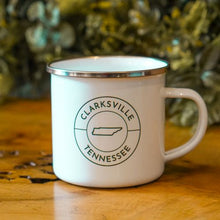 Load image into Gallery viewer, Clarksville City Enamel Mug
